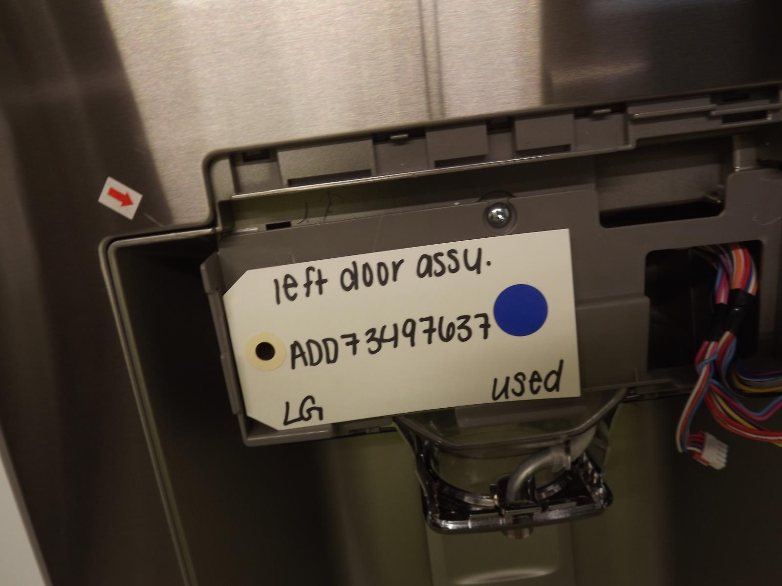 LG Refrigerator ADD73497637 Left Door Used LG Refrigerator ADD73497637 Left Door Used